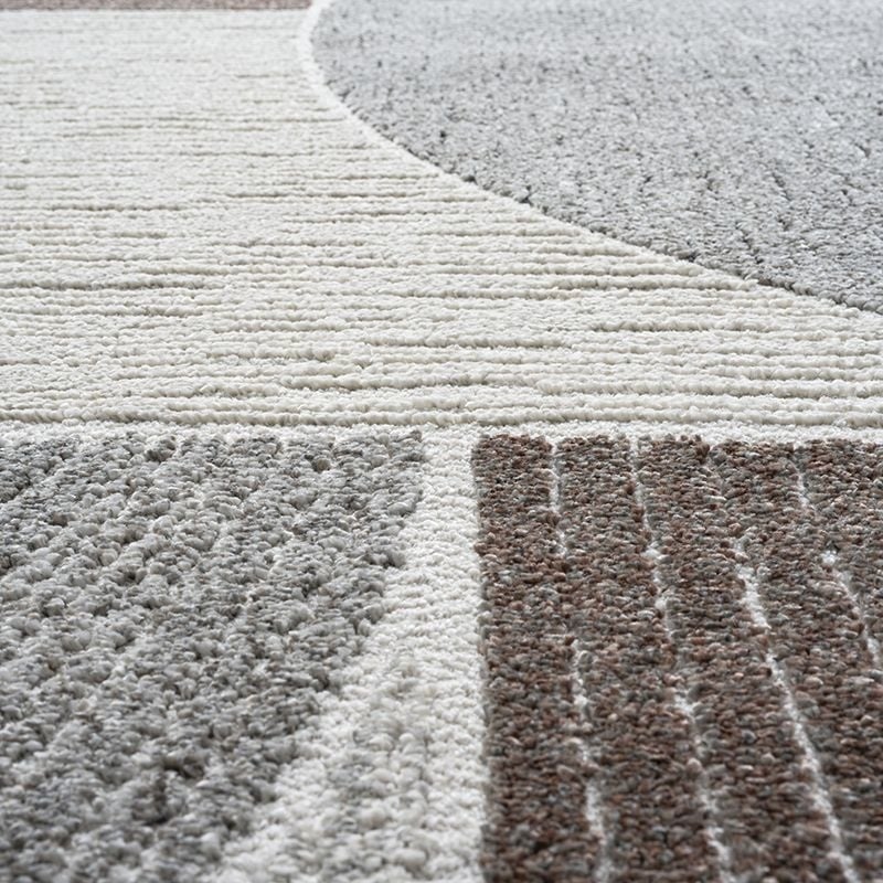 Round modern floor rug - Verwood 6111