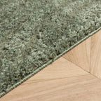 Round Scandinavian rug - Lova Arches Green