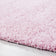 Round High-Pile Floor Rug - Life Pink