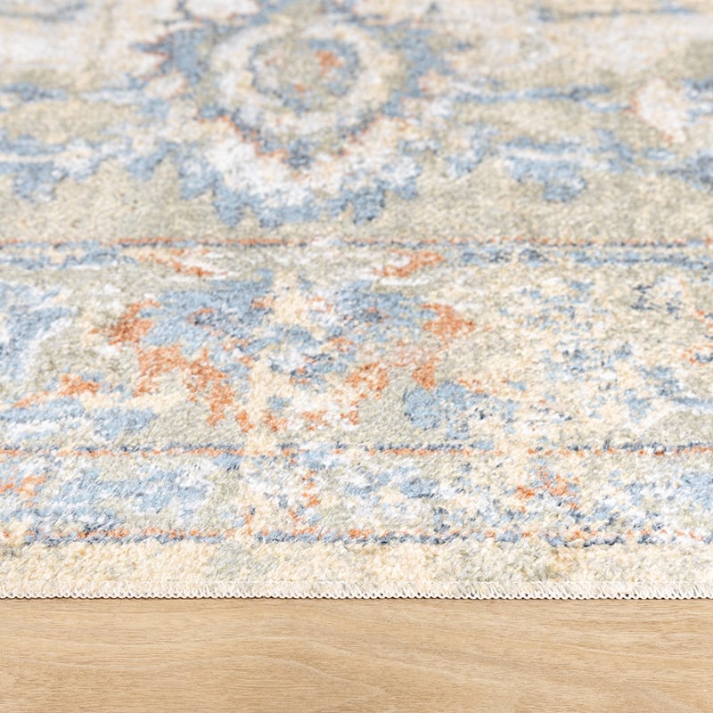 Washable Rug - Nova Medallion Green