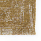 Vintage Floor Rug - Fading World Medallion Ochre Yellow 9145