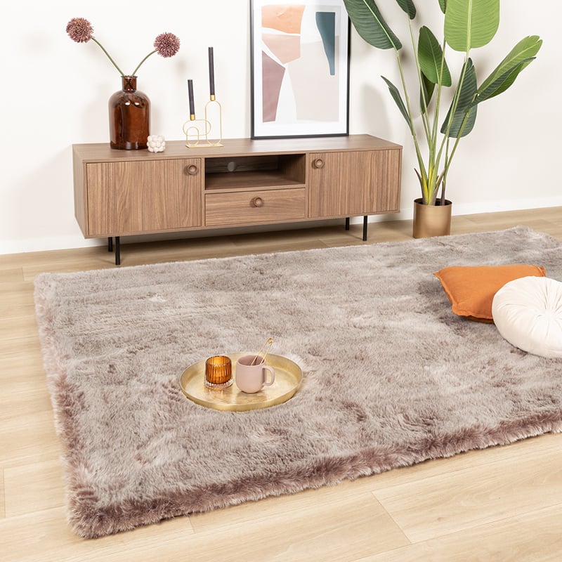 Soft High-Pile Rug - Flare Taupe