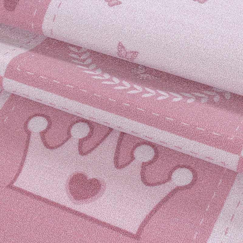 Children's Floor Rug - Pleun Little Princess Pink