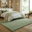 Shaggy Floor Rug - Farenzo Mint Green