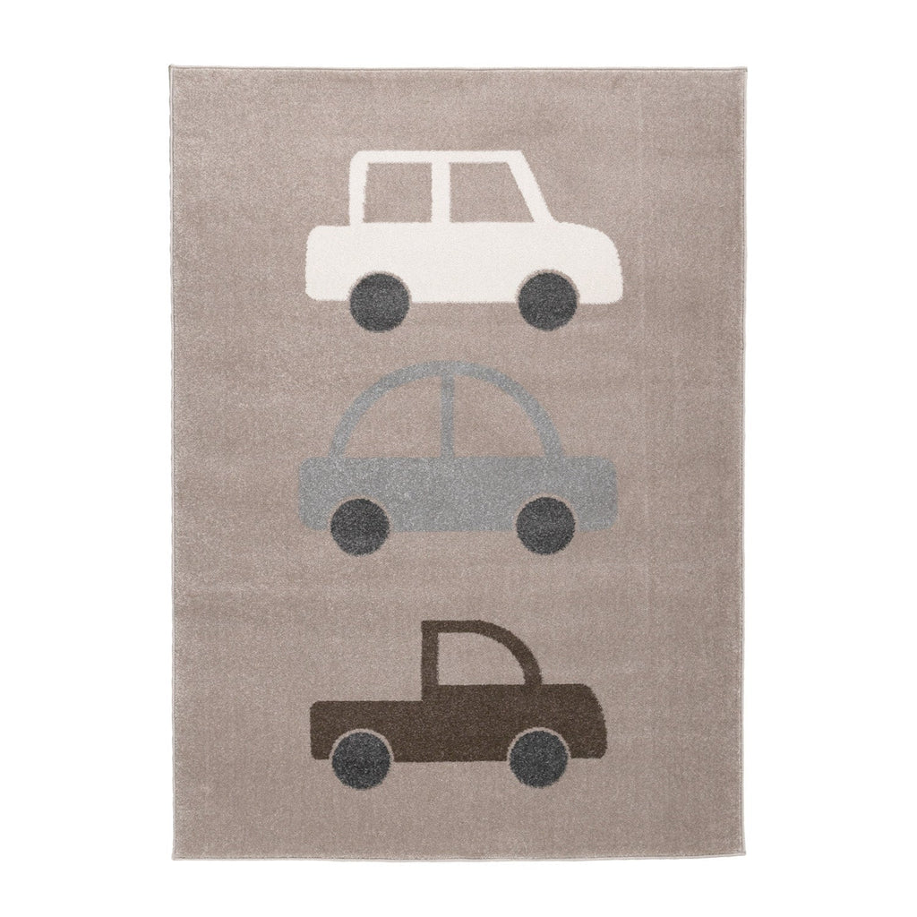 Kids Room Rug - Bowie Car Taupe