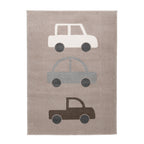 Kids Room Rug - Bowie Car Taupe