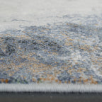 Square modern rug - Aspen Blue 8656