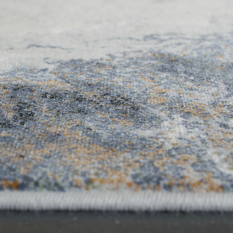 Square modern rug - Aspen Blue 8656