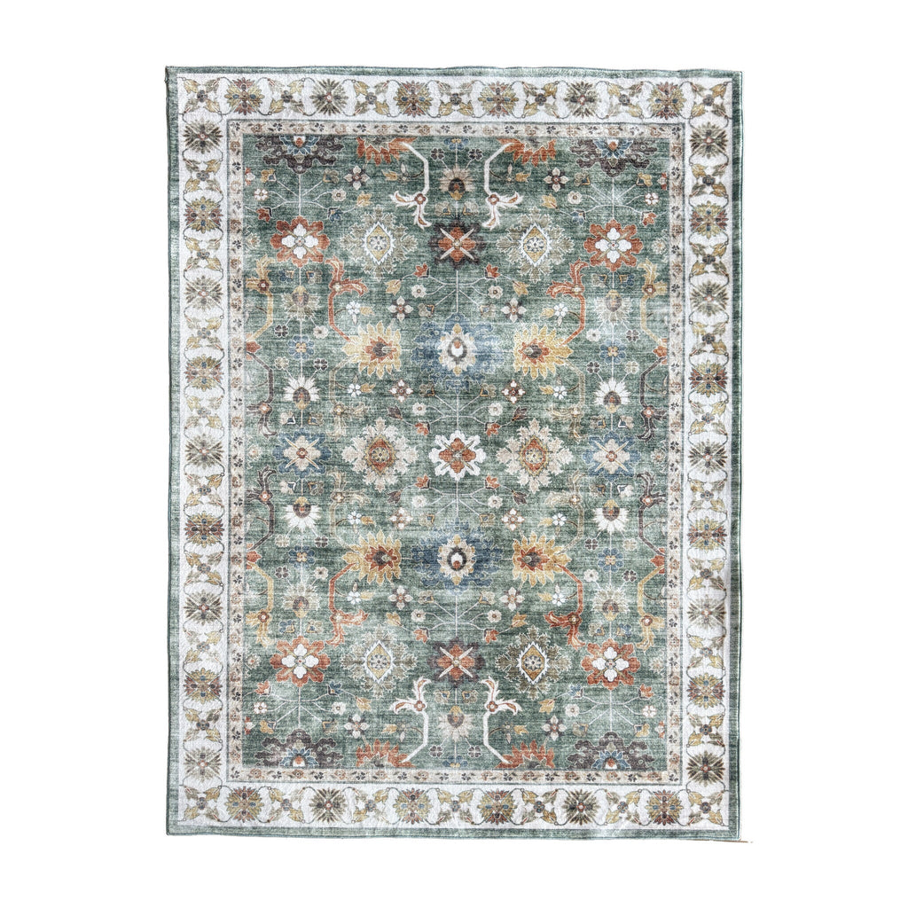 Show moreVintage Rug - Ember Oriental Green