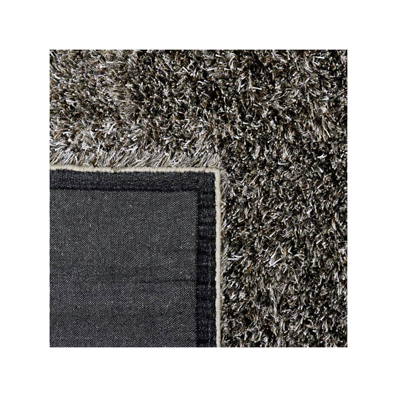 Shaggy floor rug - Paulina Beige/Black