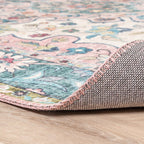 Vintage Rug - Lily Oriental Blue/Pink