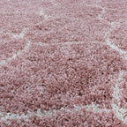 Round Berber Rug - Agadir Circle Pink/Cream