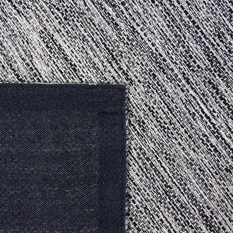 Modern floor rug - Lisette Black/Grey