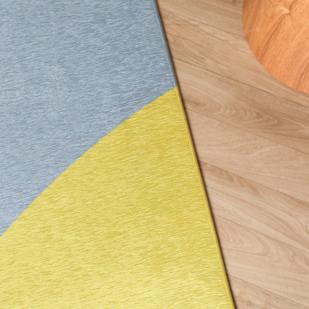 Geometric Rug – Swing Circles Blue/Green
