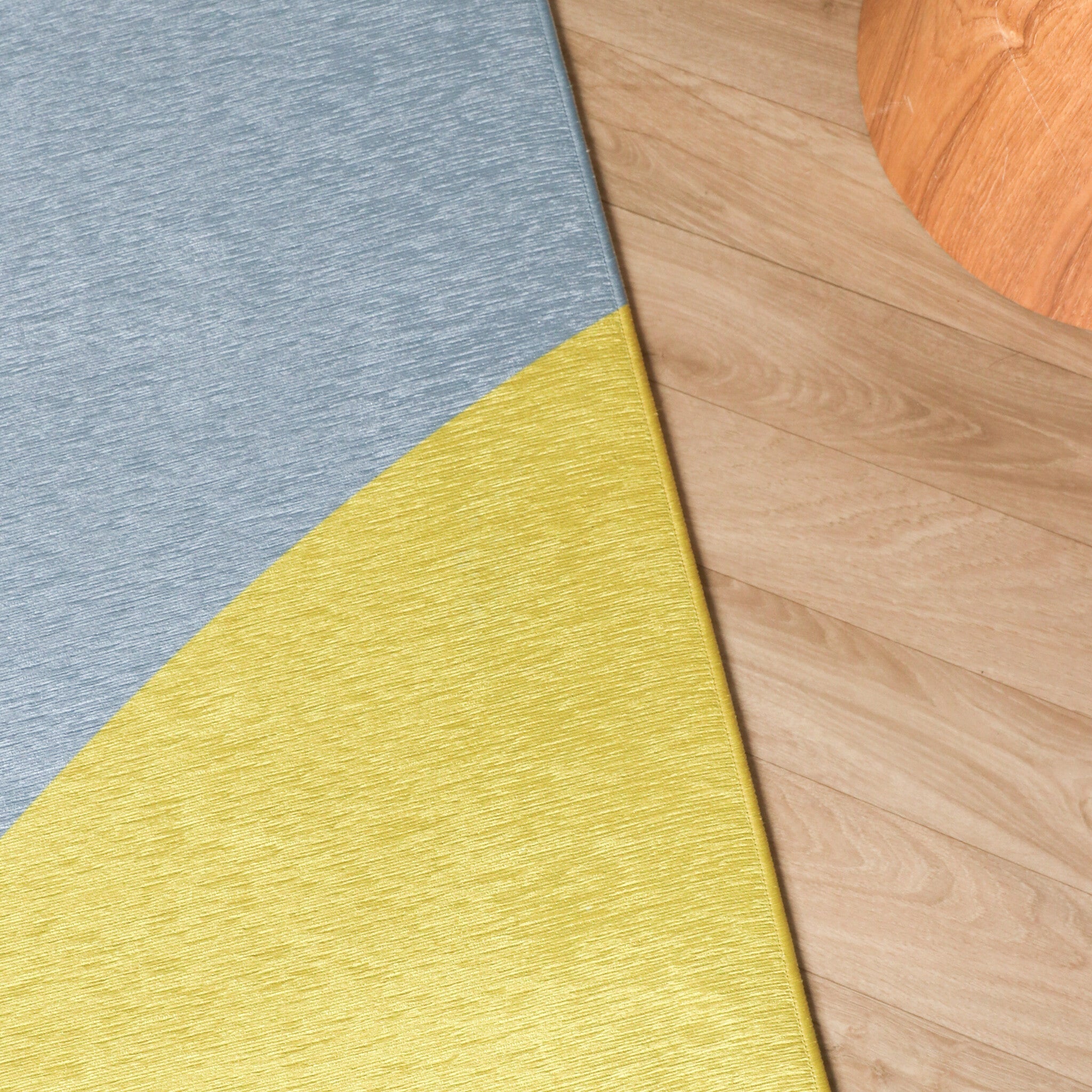 Geometric Rug – Swing Circles Blue/Green