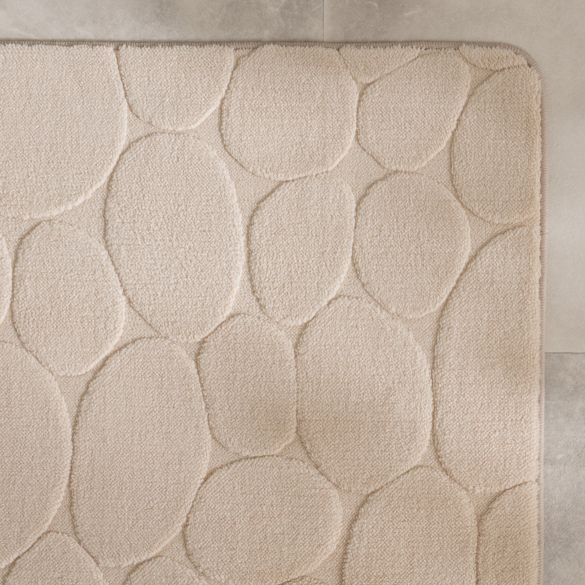 Bathroom Rug - Cassie Pebbles Beige