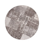 Round Patchwork Rug - Dreams Grey