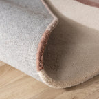 Round Wool Rug – Vienna Pink