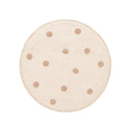 Round Kids’ Rug – Lou Dots Taupe