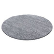 Round high-pile floor rug - Life Light Grey