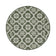 Round Outdoor Rug – Rio Flower Green