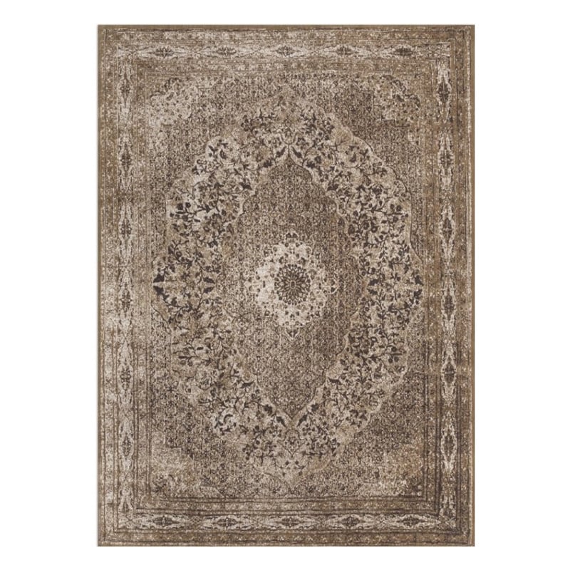 Vintage Floor Rug - Therese Brown