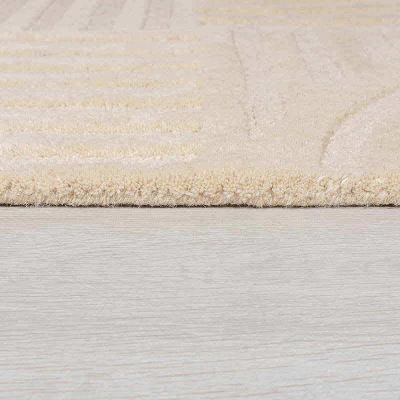 Round Modern Rug - Solacio Zen Beige