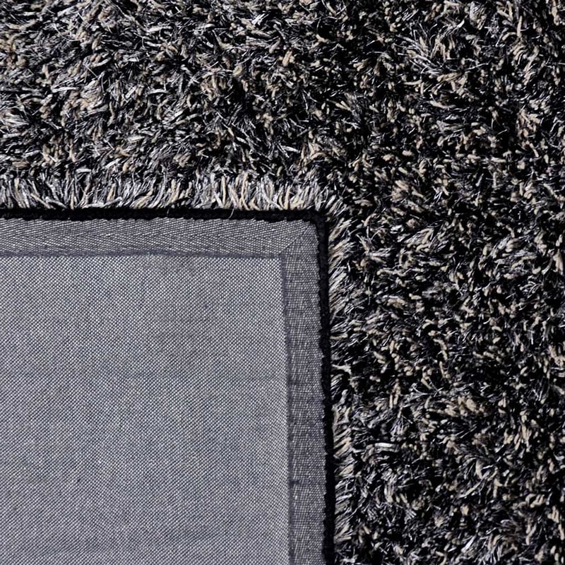 Shaggy Floor Rug - Paulina Black/Grey