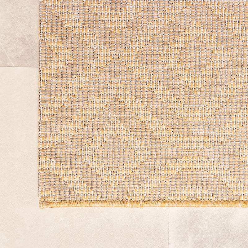 Outdoor Rug - Summer Retro Yellow