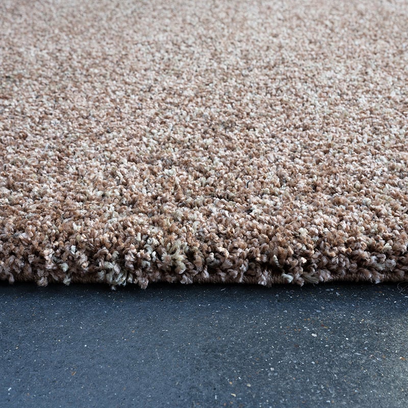 High-pile floor rug - Myla Light Brown 8787