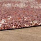 Round Abstract Rug – Candice Pink