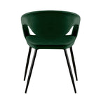 Velvet Dining Chair - Lenn Dark Green