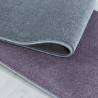 Modern floor rug - Optimism Design Purple/Grey