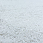 Round High-Pile Floor Rug - Fuzzy White