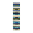 Modern Hallway Runner - Illo Piano Green/Multicolor