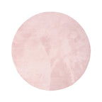 Round Washable Rug - Vivid Pink
