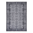 Vintage floor rug - Fae Noell Black/Grey