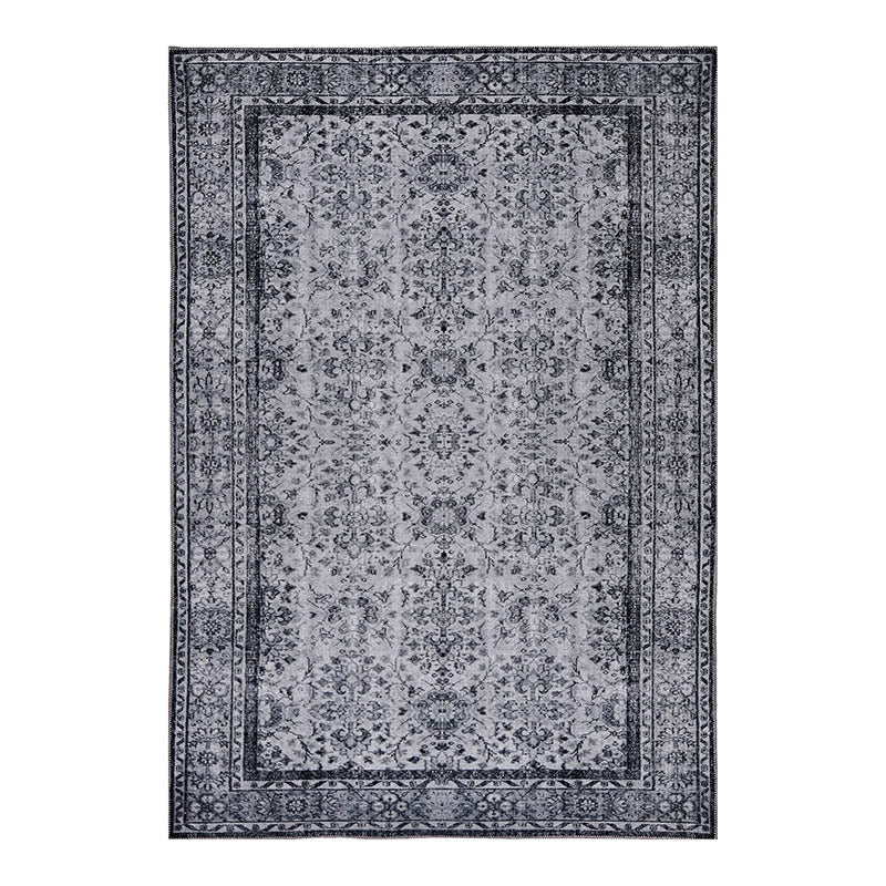 Vintage floor rug - Fae Noell Black/Grey