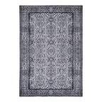 Vintage floor rug - Fae Noell Black/Grey