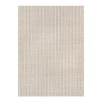Wool floor rug - Louise White