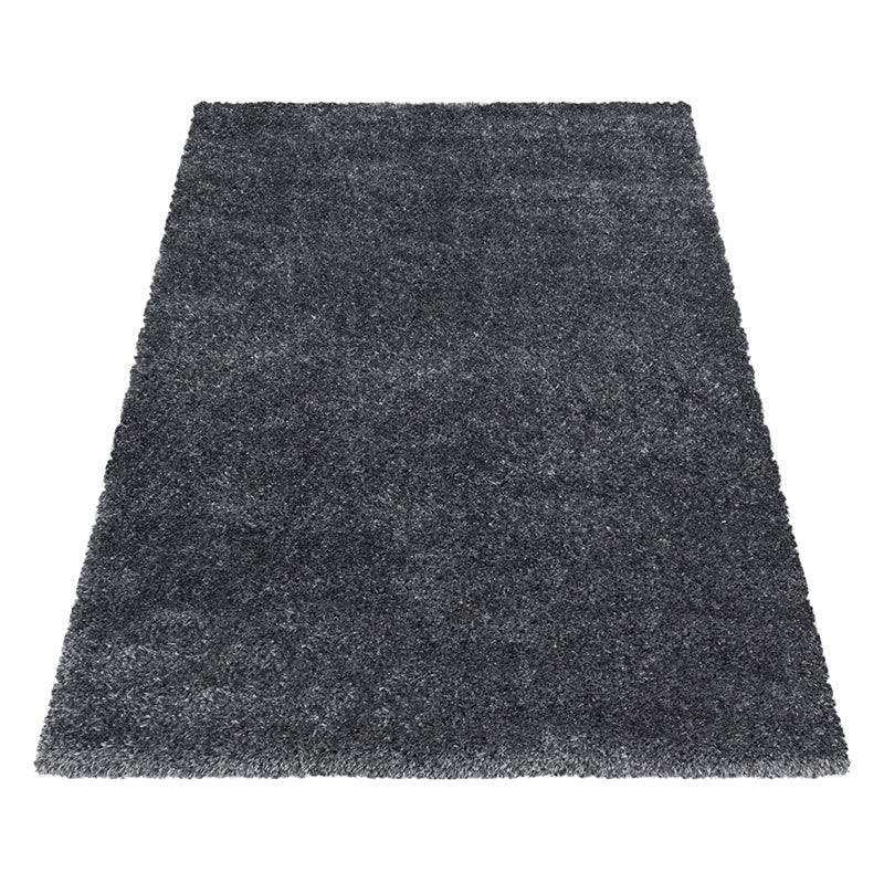 High pile floor rug - Blushy Dark Grey