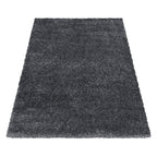 High pile floor rug - Blushy Dark Grey