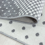Children's floor rug - Bambi Clouds Pink