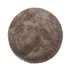 Round Shaggy Rug - Blaze Taupe
