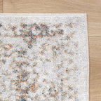 Washable Rug - Nova Medallion Light Grey