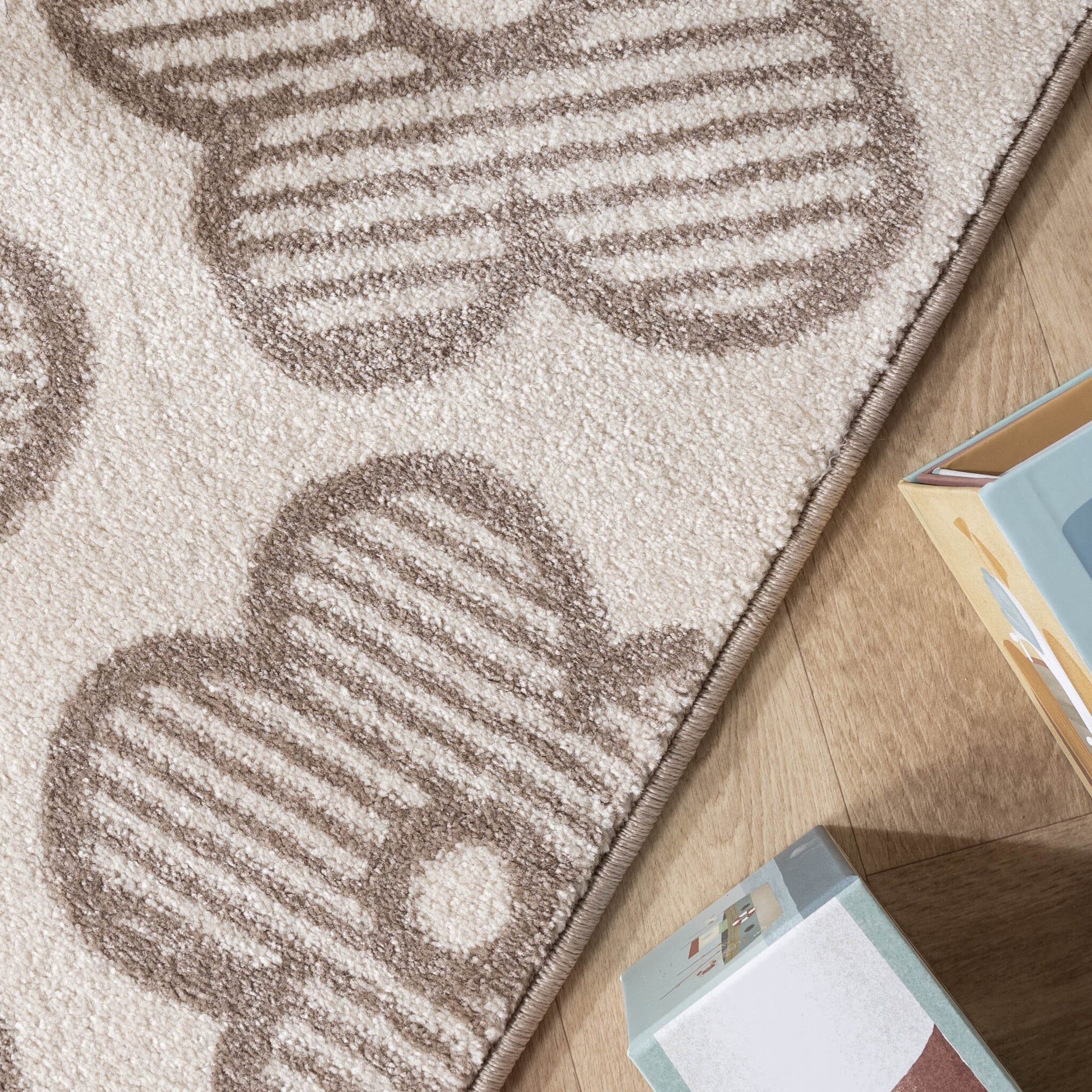 Kids Room Rug - Bowie Flower Cream