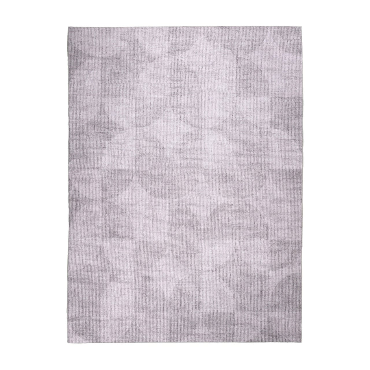 Abstract Outdoor Rug - Groovy Tiles Grey