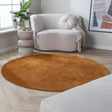 Round Washable Rug - Vivid Terra