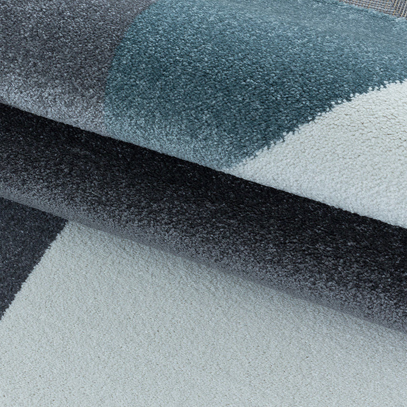 Modern floor rug - Optimism Design Blue/Grey