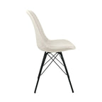 Velvet Chair - Ivory